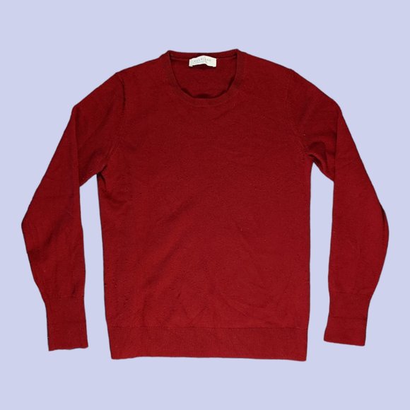 Everlane Sweaters - Everlane | Women's Cashmere Crewneck Sweater Red Long Sleeve Medium